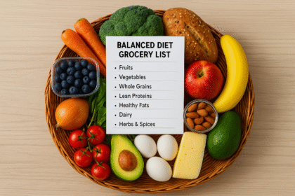 balanced diet grocery list